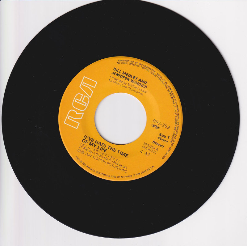 Bill Medley & Jennifer Warnes – (I've Had) The Time Of My Life (Japan)